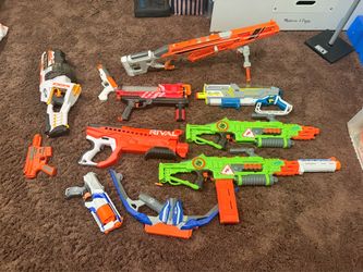 Nerf Guns, Bullets, Magazines