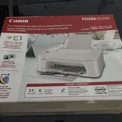 Canon Pixma Ts3722 Wireless Printer Brand New Sealed 