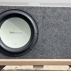 Rockford Fosgate P1 12” Subwoofer With Ported Enclosure 