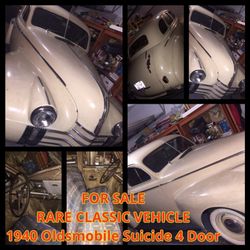 Classic 1940 Oldsmobile Suicide 4 Door
