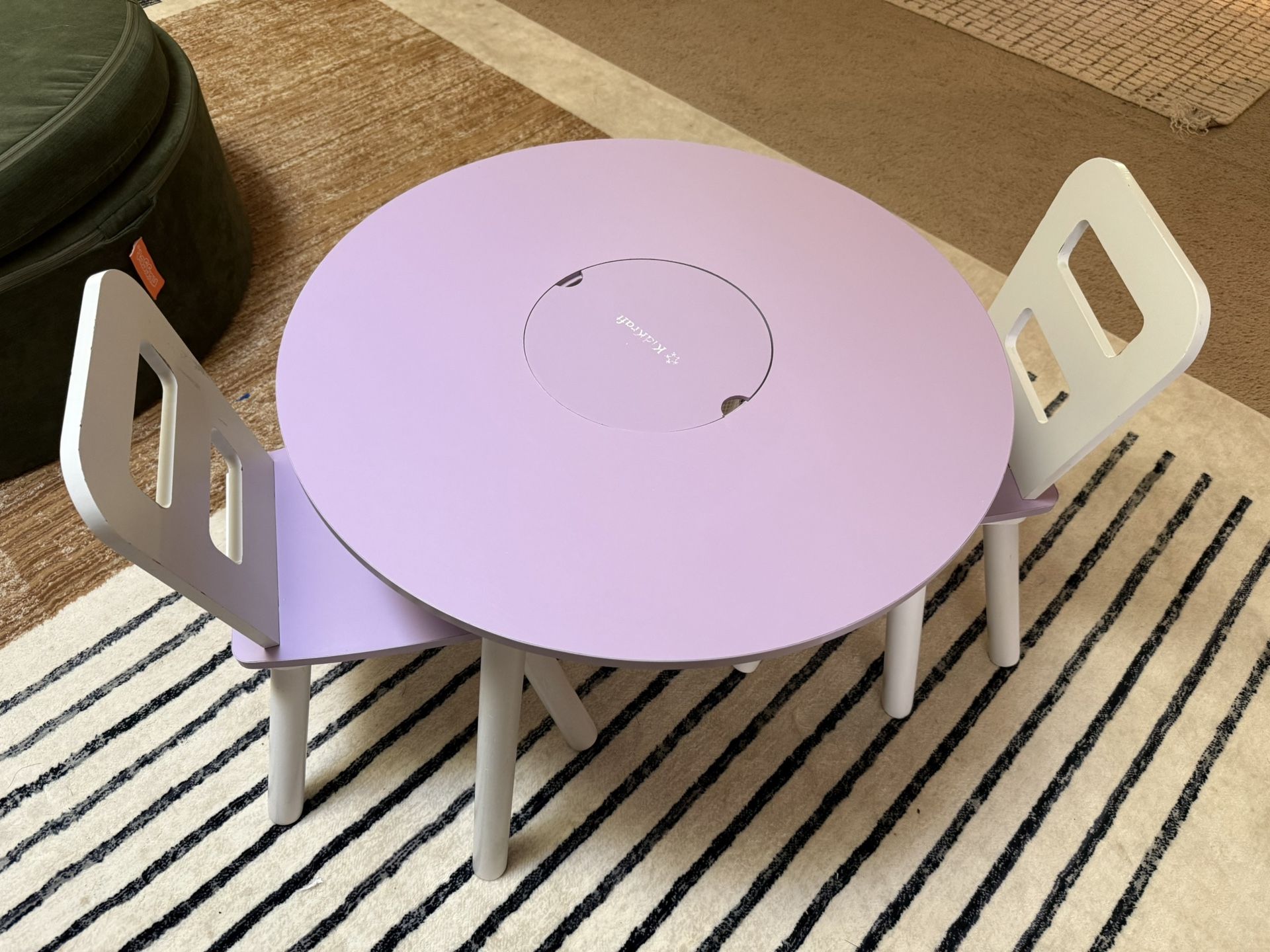 Kids Kraft Table And Chairs