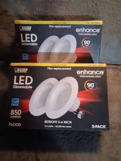 Feit Electric LED Dimmable Retrofit Downlights 2-Pack x2