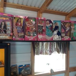 Old Harley Davidson Stuff And Barbie Dolls