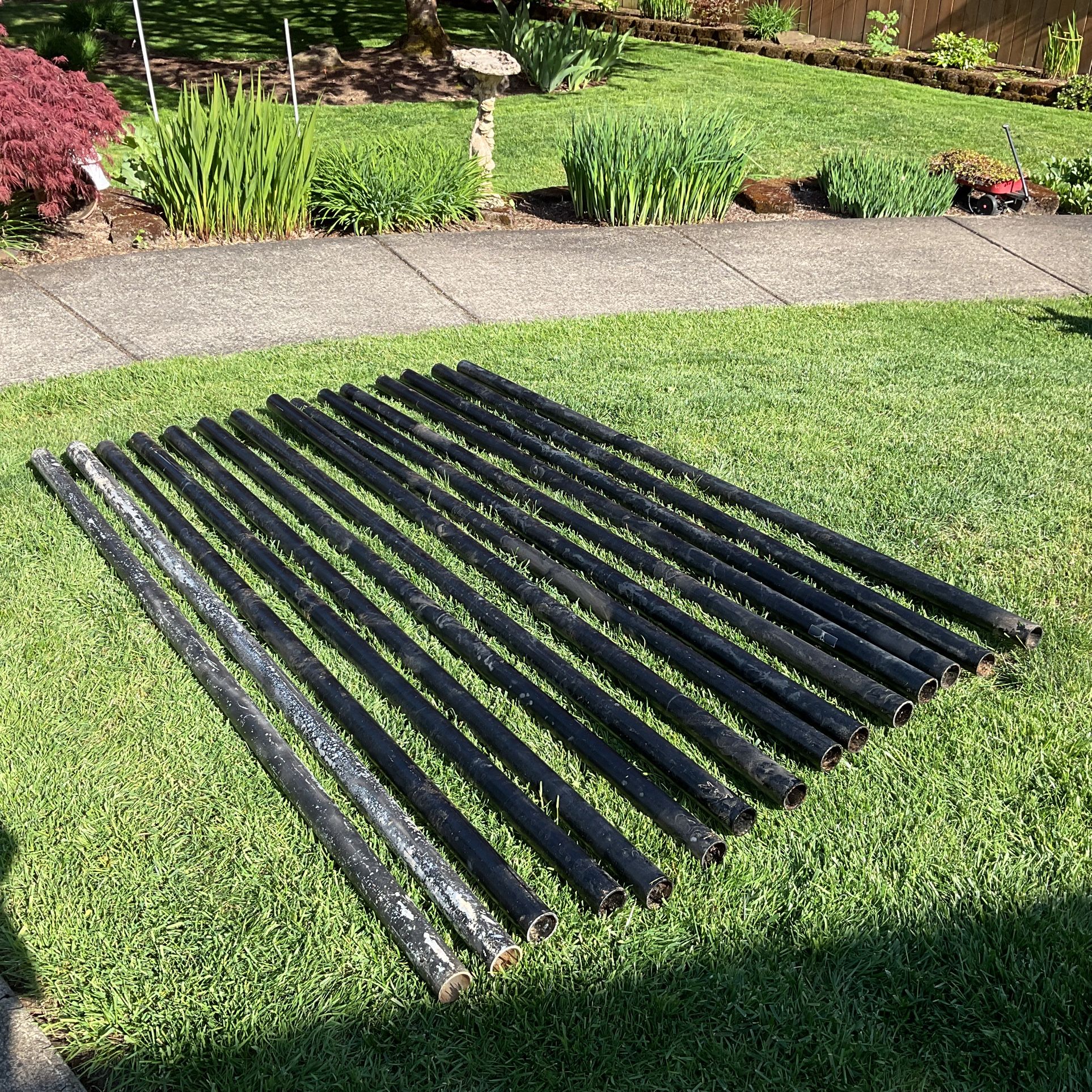 Black Aluminum Pipe