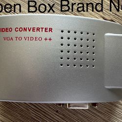 VIDEO CONVERTER VGA TO VIDEO ++, Brand New, Open Box Never Used 