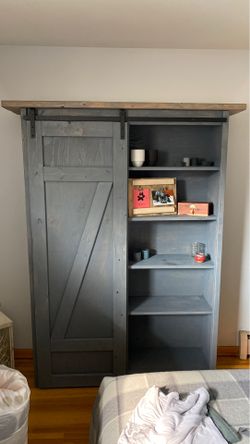 Barn door dresser