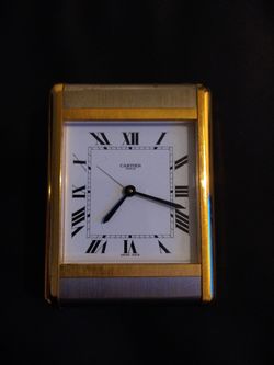 Cartier Tank Clock