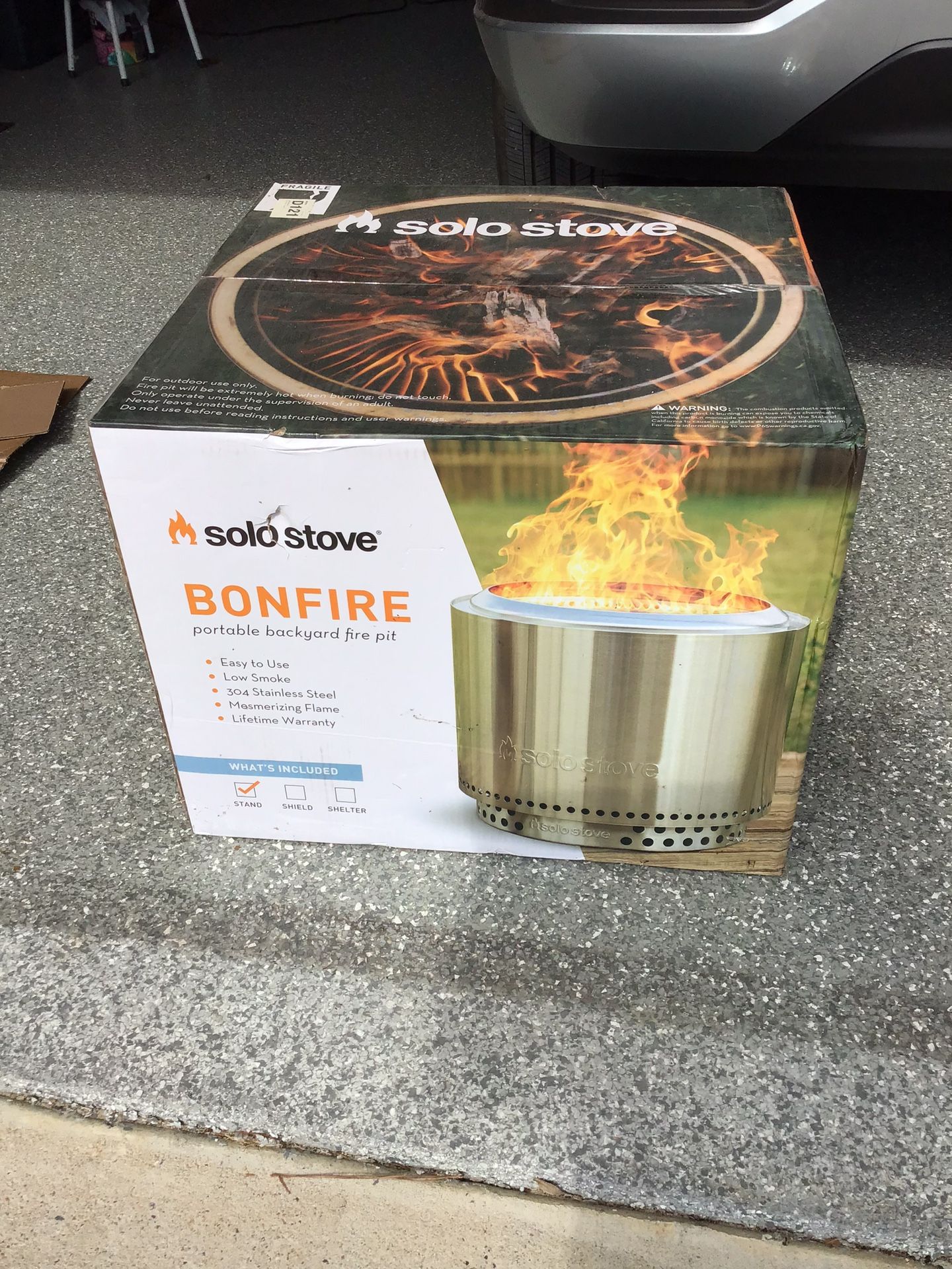Brand New In Box Solo Bonfire FirePit
