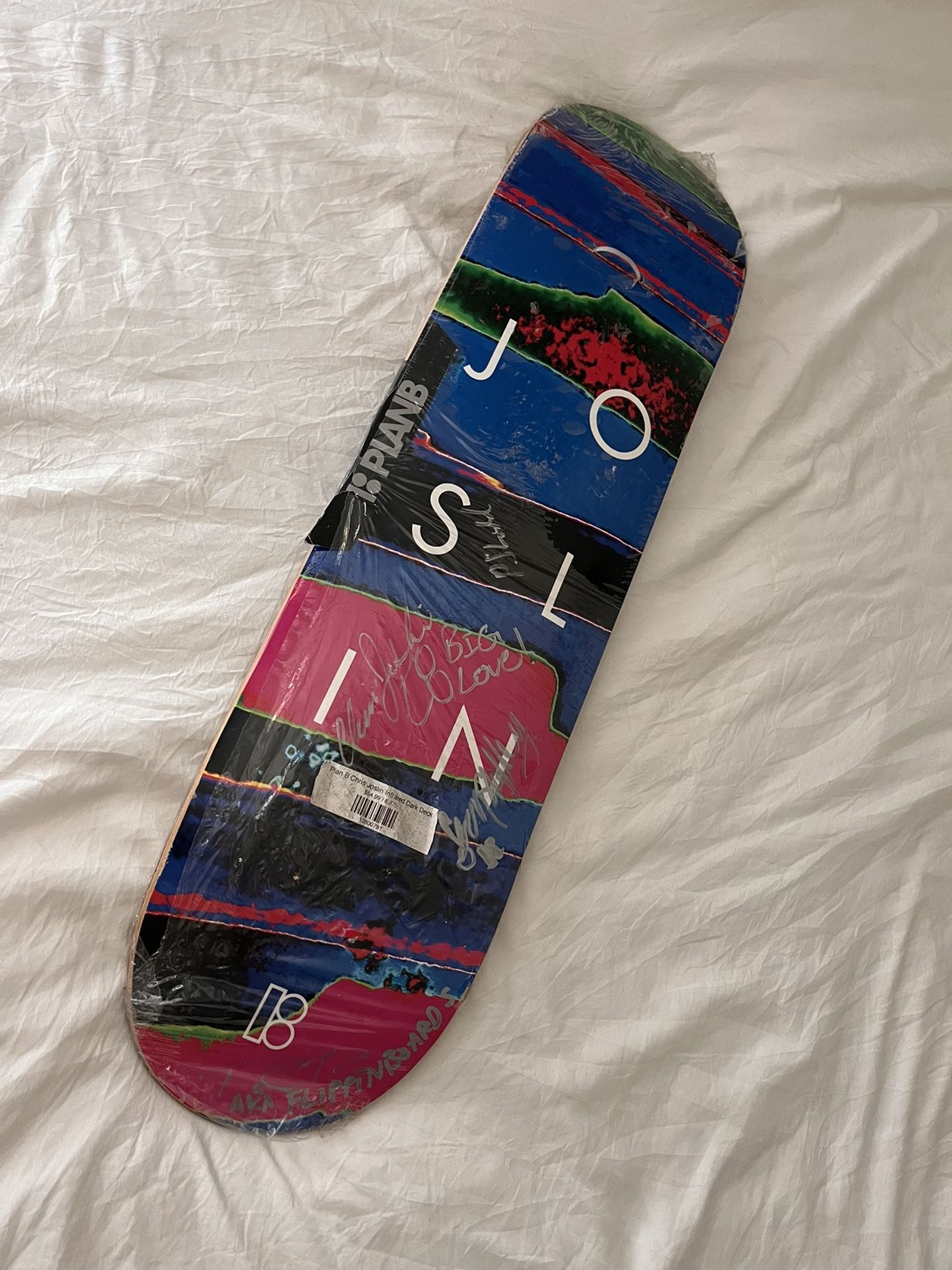 PLAN B- CHRIS JOSLIN PRO MODEL BOARD *SIGNED BY TEAM