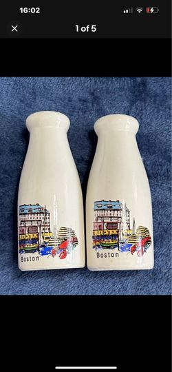 Boston Salt And Pepper Shakers