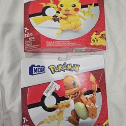 Mega Bloks Pokémon Pikachu And Charmander 