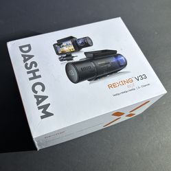 Rexing - V33 3 Channel 1440p+1440p+1440p Resolution Dashcam