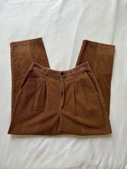 Vintage Briggs Petite Brown Corduroy Trousers