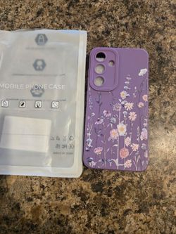 purple soft phone case fit Samsung Galaxy S24