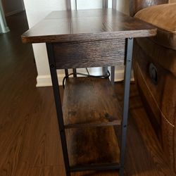 2 End Tables With USB Plugs 