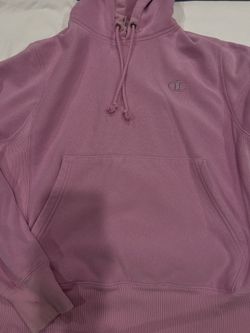 champion hoodie pink size small