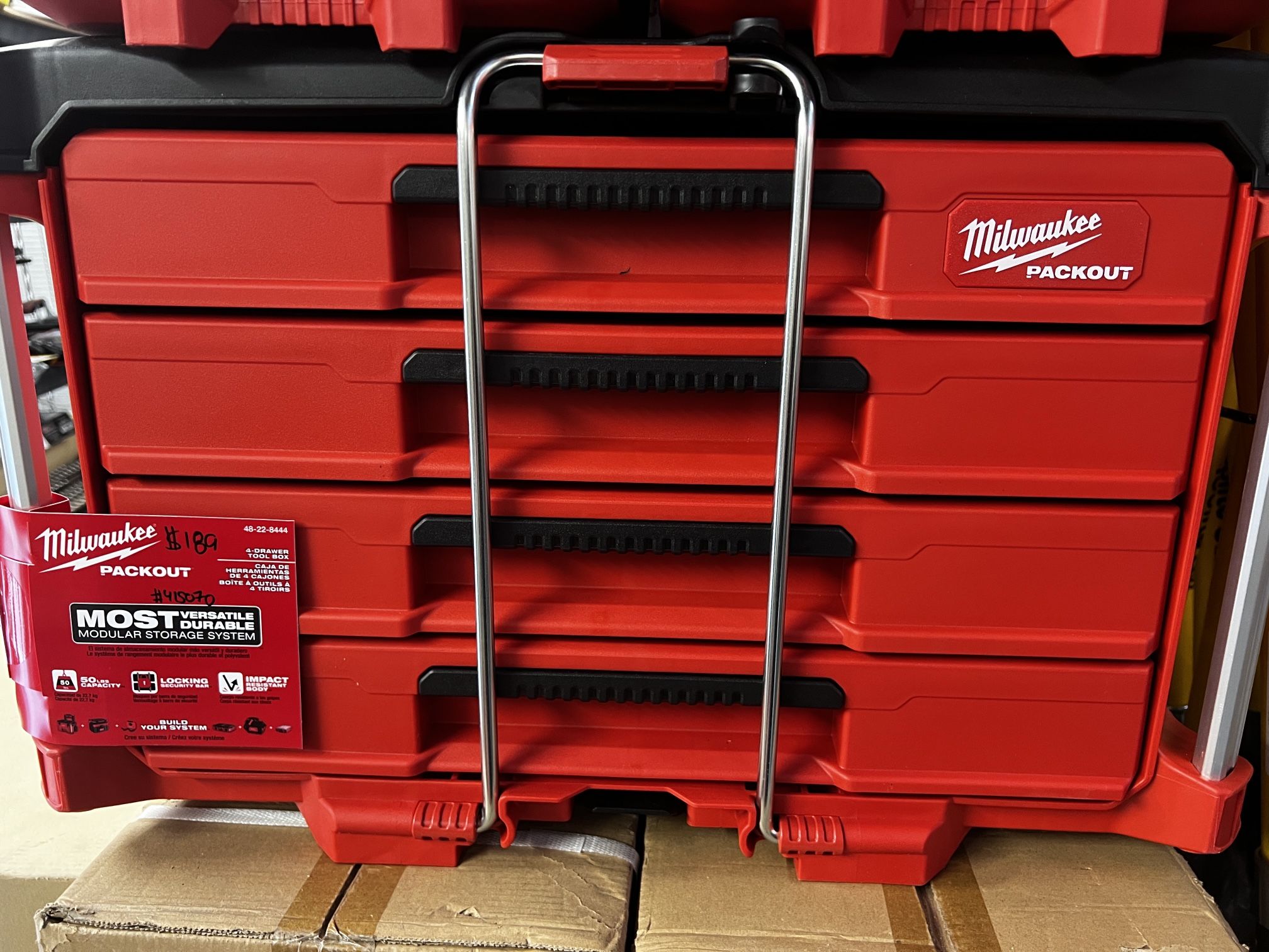 Milwaukee Packout 4-Drawer Tool Box