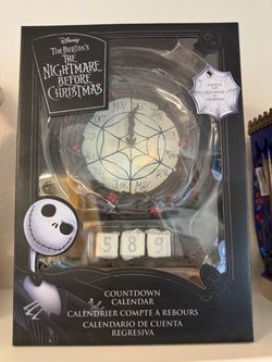 Nightmare Before Christmas Countdown Calendar