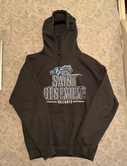 Saint Genevieve high school grey hoodie
