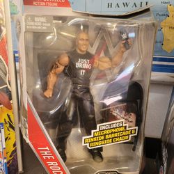 WWE The Rock action figure. Toy, juguete Hollywood 