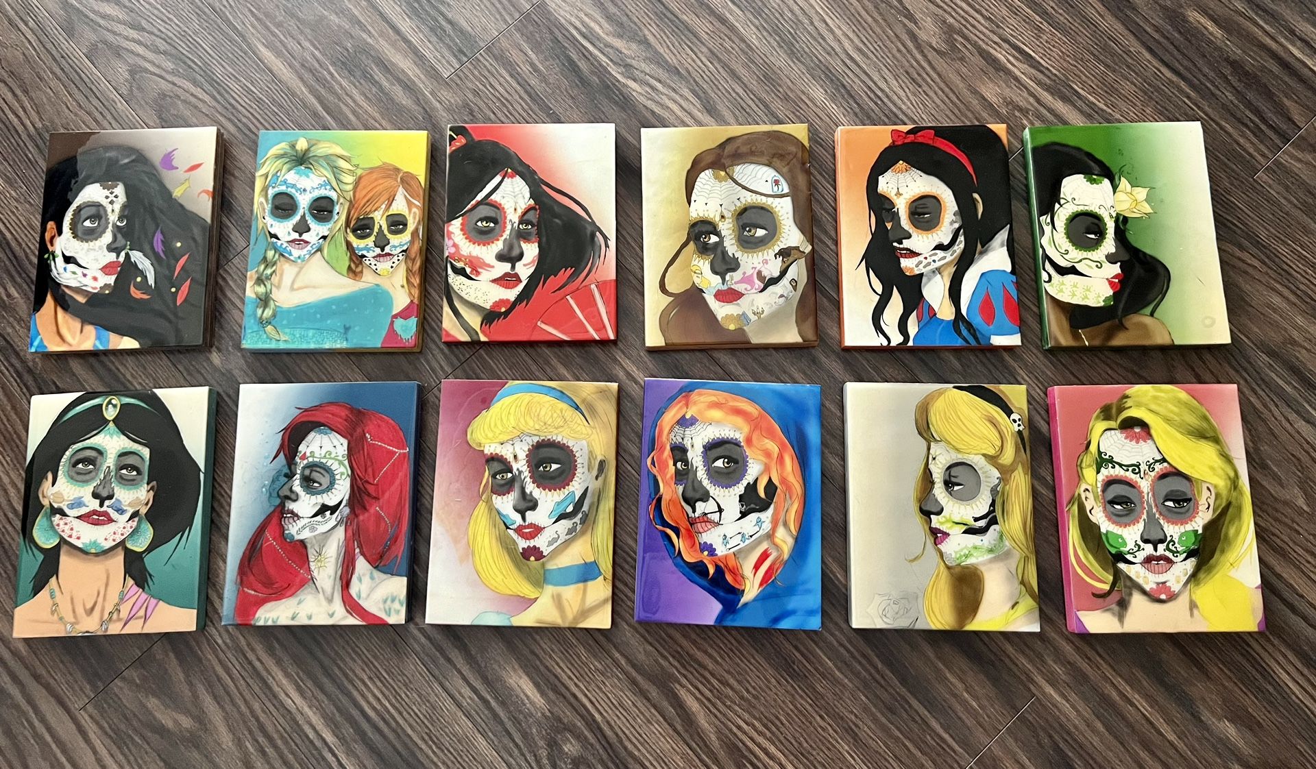 Disney Princess Sugar Skull Art