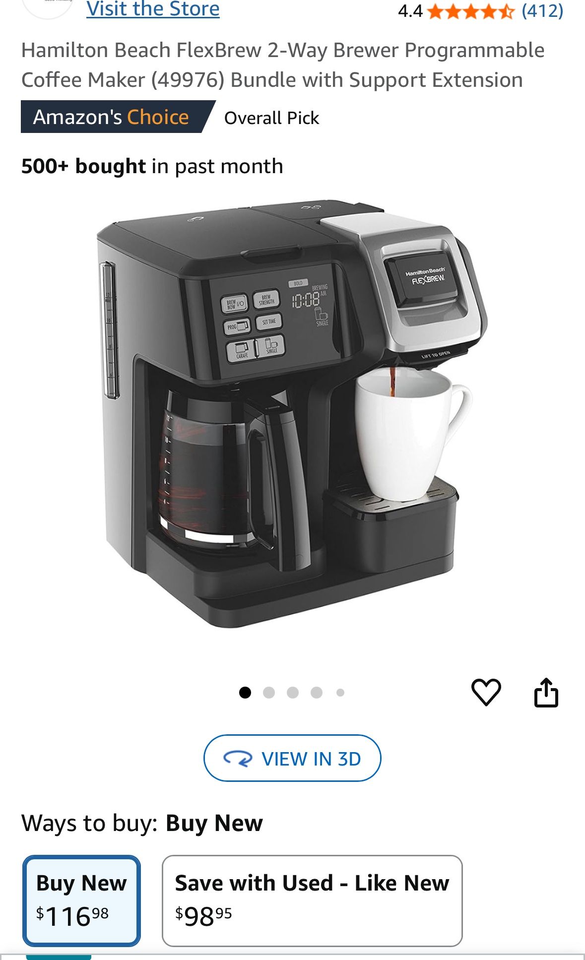 Coffee Maker For Steal