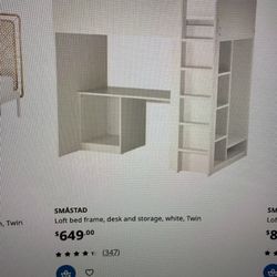 Loft Bed- Light Used $400 Obo