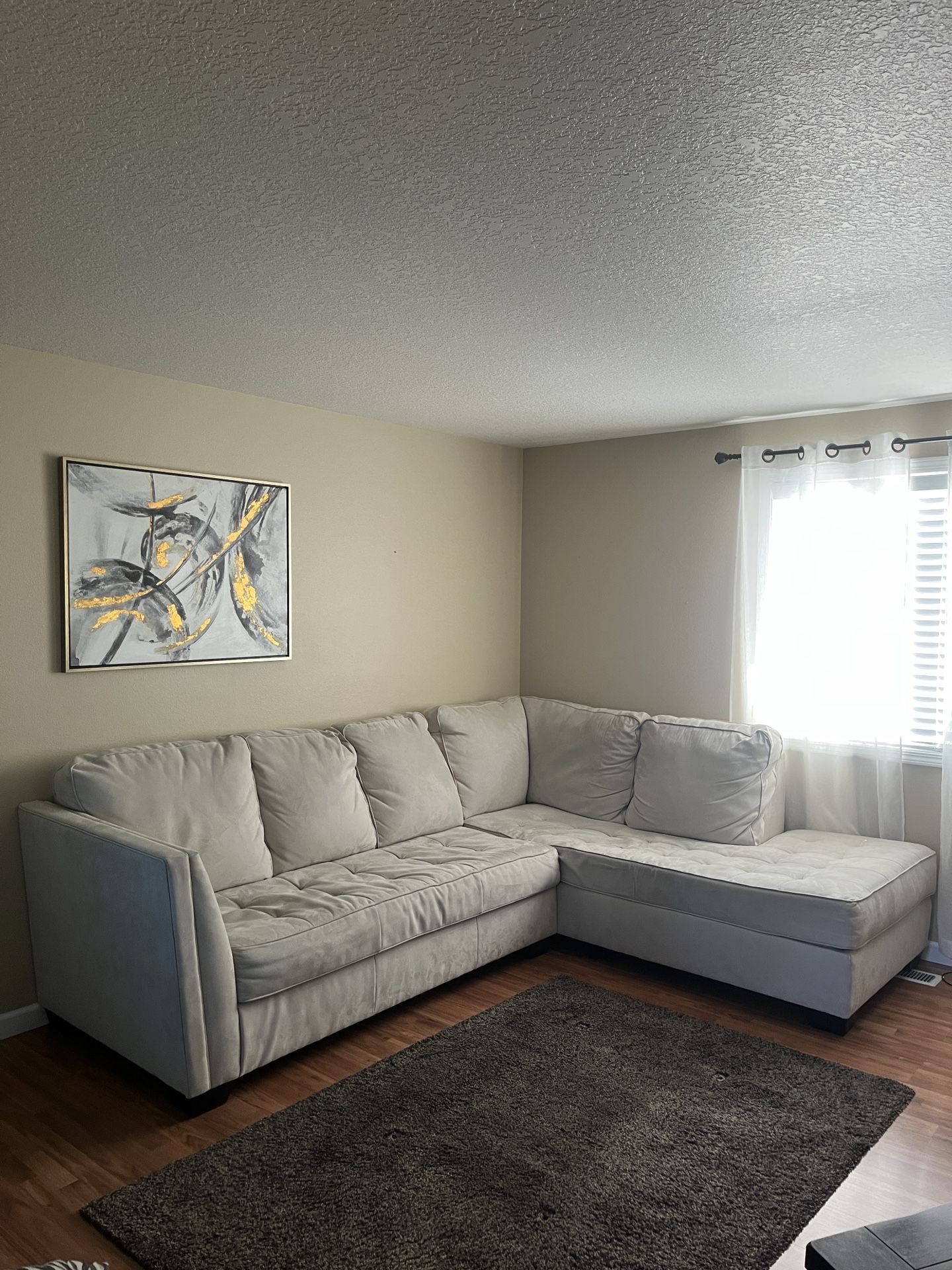 Sectional sofa with ottoman + chaise