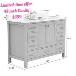 48 inch vanity
