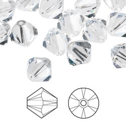 144 Swarovski 10mm bicone 5328 Beads in Crystal
