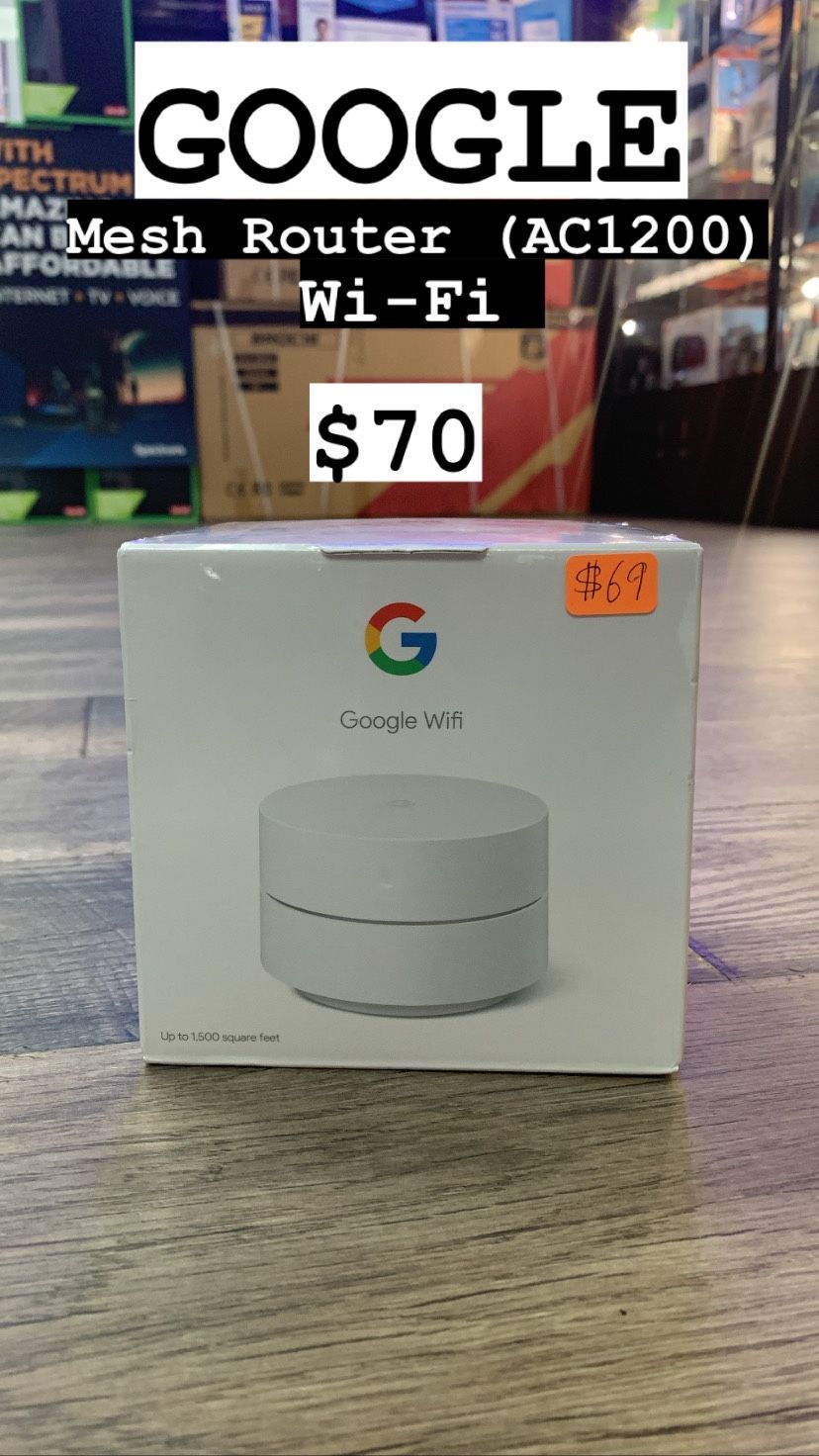 Google Wi-Fi Mesh Routers (AC1200) -1 Pack- White