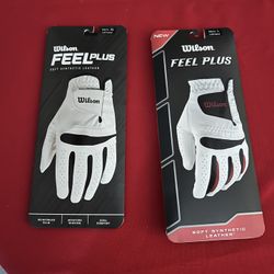 2 Pairs Of Wilson Golf Gloves
