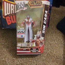 LEGENDARY SIN CARA ELITE PPV TOYS R US NOW WAY OUT WRESTLEING WWE FIGUREINE