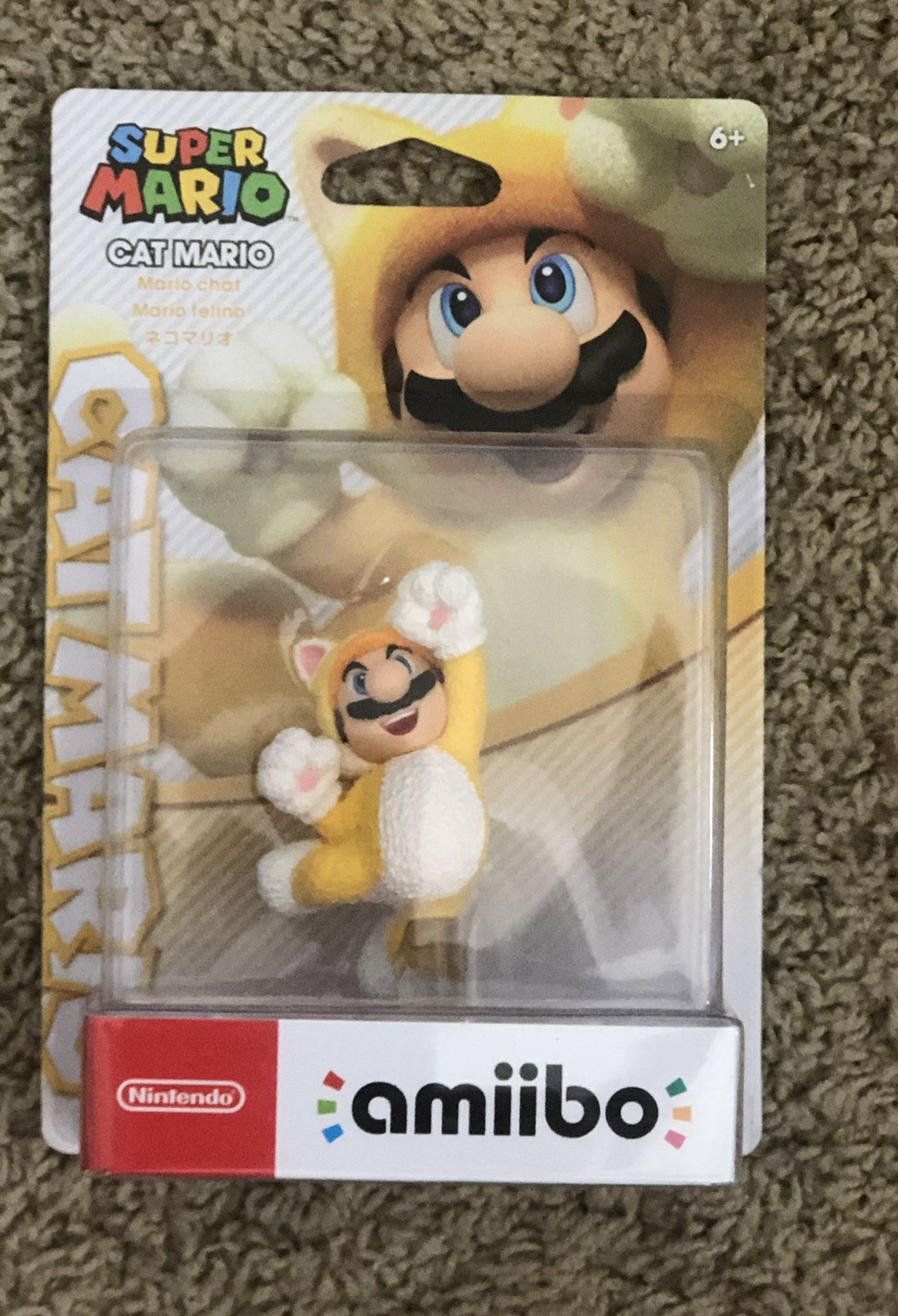 Cat Mario Boxed Amiibo
