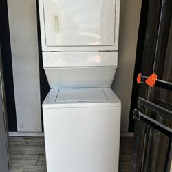 One Stackable Washer And  Gas Dryer 