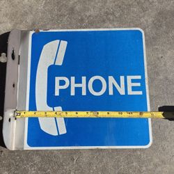 12" Phone Sign 