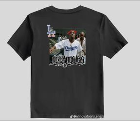 Tupac LA Dodgers T-Shirts