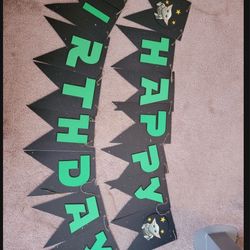 Birthday Banner Baby Yoda