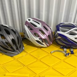 Specialized  3 helmets $25