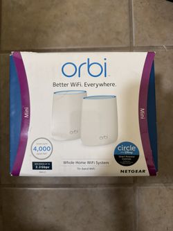 NETGEAR Orbi RBS20 Satellite Home Mesh WiFi Tri-band AC2200 With Power Cord Tested