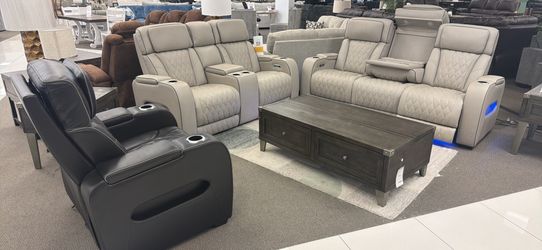 Sofa and loveseat