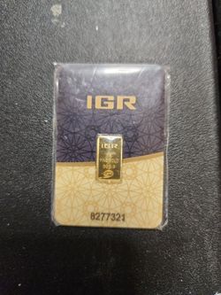 IGR 1g Fine Gold Bar 999.9