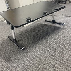 Pre-Owned SAIJI Height & Angle Adjustable Laptop Stand for Bed, Lap Desk Bed Tray Table
