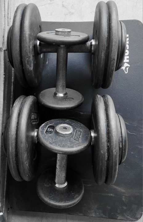 TROY BARBELL & FITNESS PRO DUMBBELLS*: BLACK; 5 LB PAIR & 50 LB PAIR  ■  ALSO NEW FACTORY CLOSEOUTS, FACTORY SECONDS & TARIFF REBATES