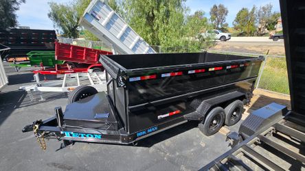 2026 TETON Dump Trailer 7x14x4 TDM 16K GVWR
