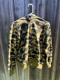 Bape Hoodie (Camo) Shark Full Zip Up