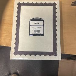 100 Certificates for School/Church Projects