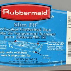 Rubbermaid Under bed Storage Container 