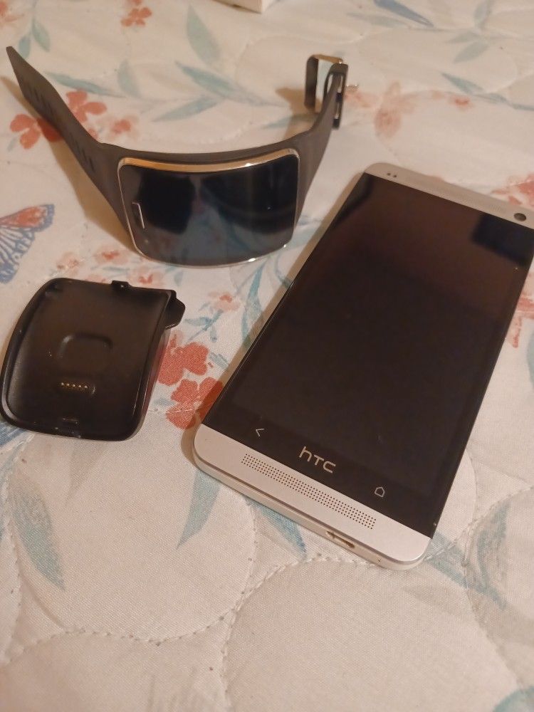 HTC Phone And Samsung Gear Cellular Watch, Both Verizon