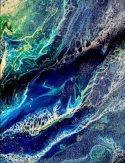 Very beautiful original acrylic pours